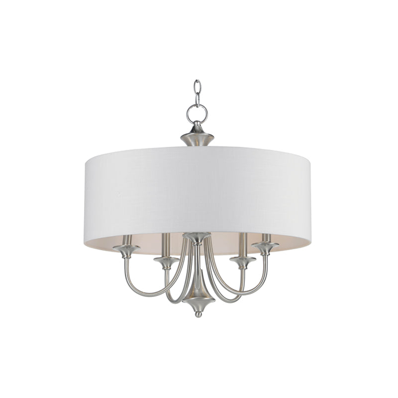 Bongo 5 Light Pendant Nickel