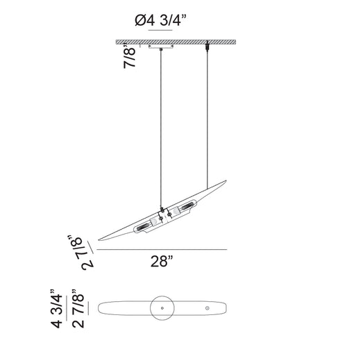 Stylus Pendant Black