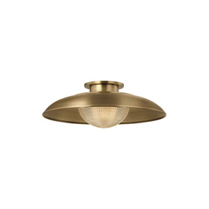 Braxton Flush Mount Brass