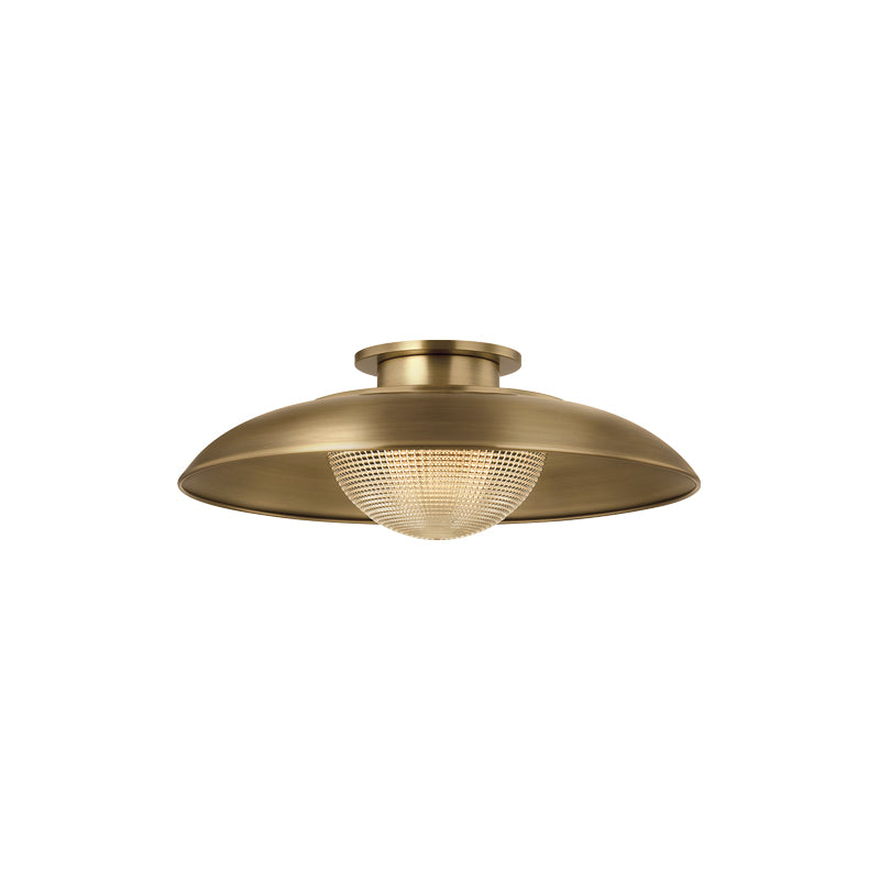 Braxton Flush Mount Brass