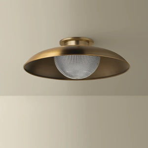 Braxton Flush Mount Brass