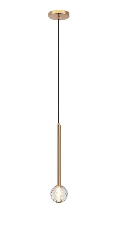 Windchimer 1 Light Brass