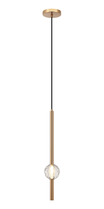 Windchimer 1 Light Brass