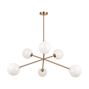 Novo Chandelier Brass