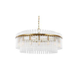 Beckett Chandelier Brass L
