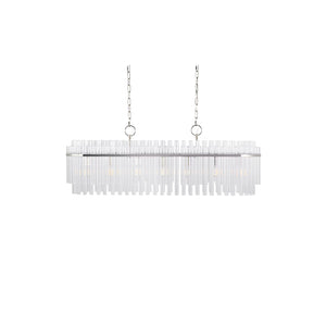 Beckett Linear Chandelier Nickel