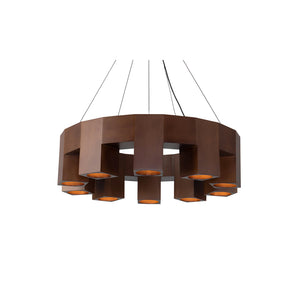 Bosco Walnut Chandelier Large
