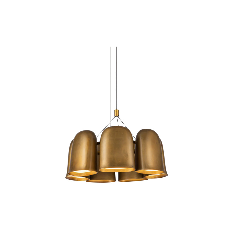 Bell Chandelier Brass