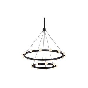 Rezz II Chandelier Black