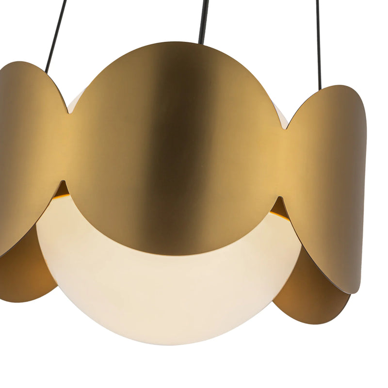 Ciel Led Chandelier Gold