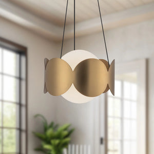 Ciel Led Chandelier Gold