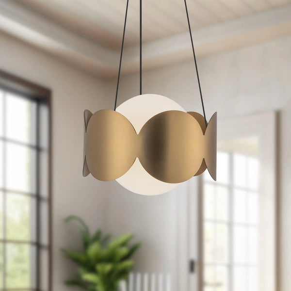Ciel Led Chandelier Gold