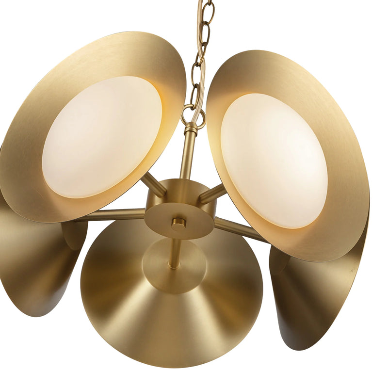 Cleo Led Chandelier Gold