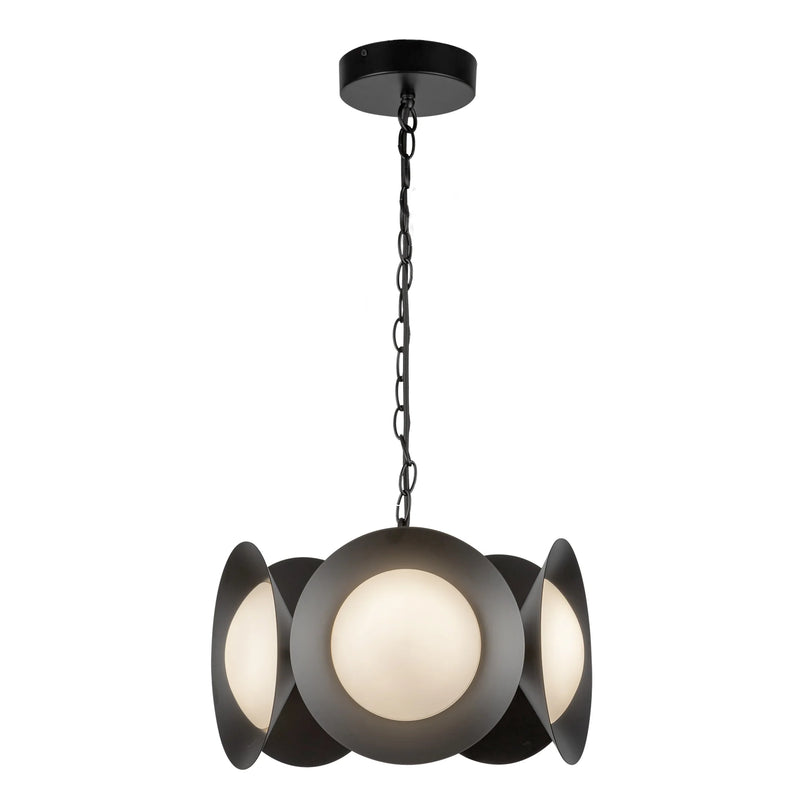 Cleo Led Chandelier Black