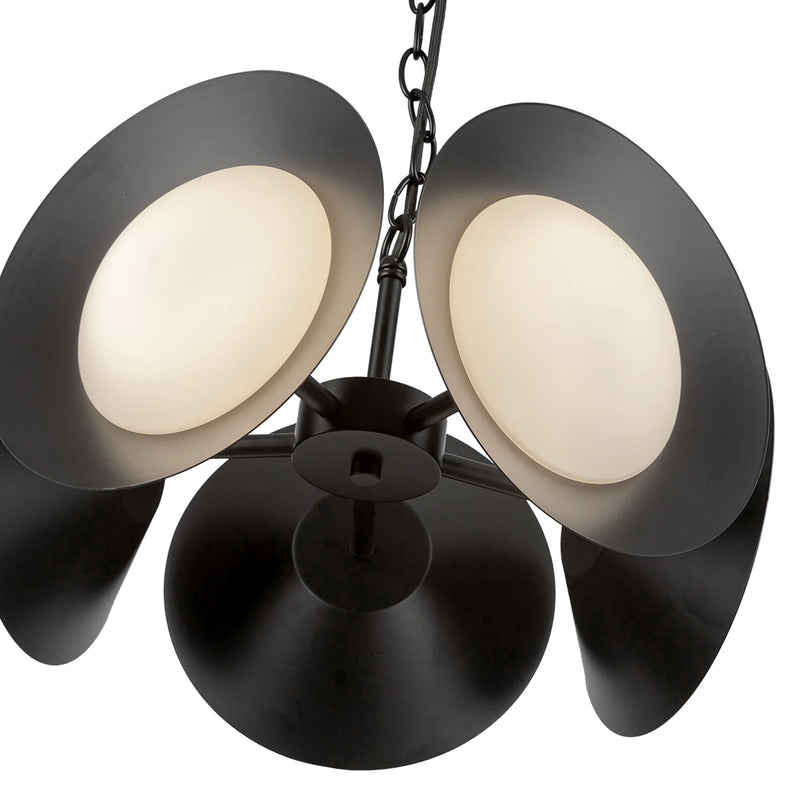 Cleo Led Chandelier Black