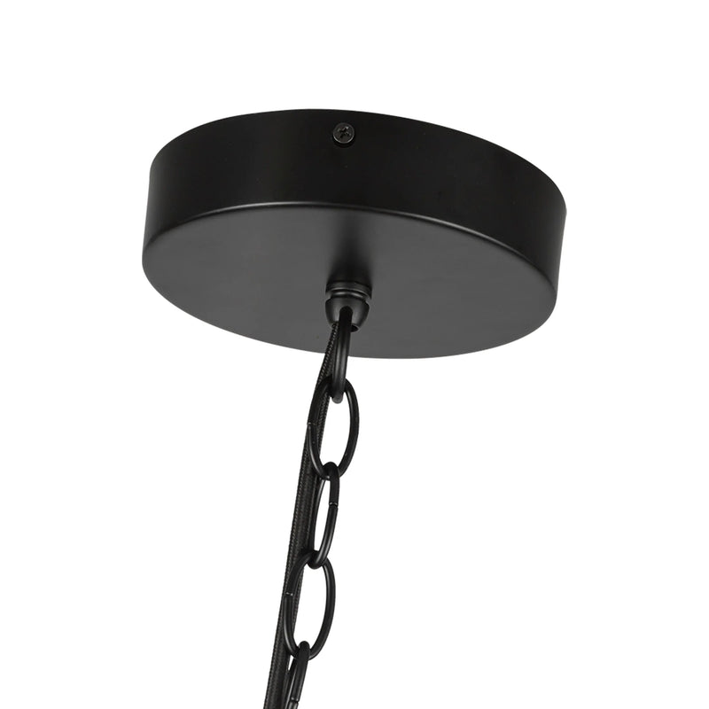 Cleo Led Chandelier Black