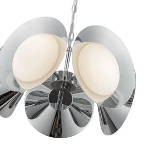 Cleo Led Chandelier Chrome
