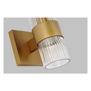 Geneva 1-Light Vanity Sconce Brass