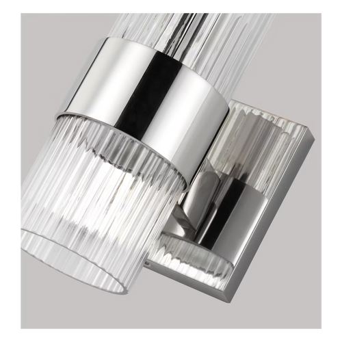 Geneva 1-Light Vanity Sconce Nickel
