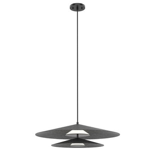 Cruz Double Pendant Gray Felt
