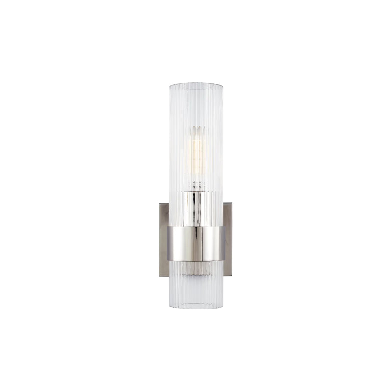 Geneva 1-Light Vanity Sconce Nickel