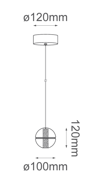 Sing Pendant Chrome