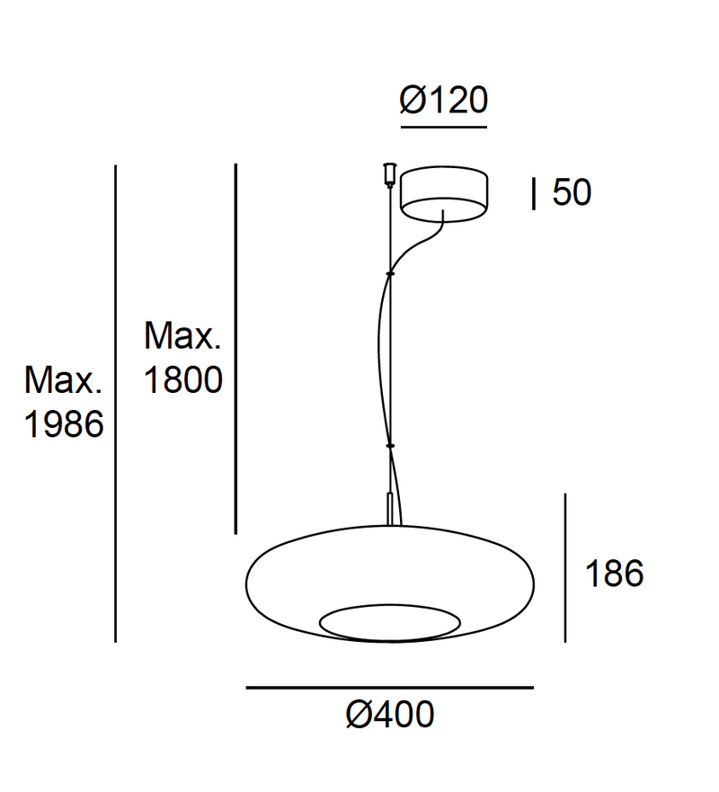 Plat Fumé Pendant