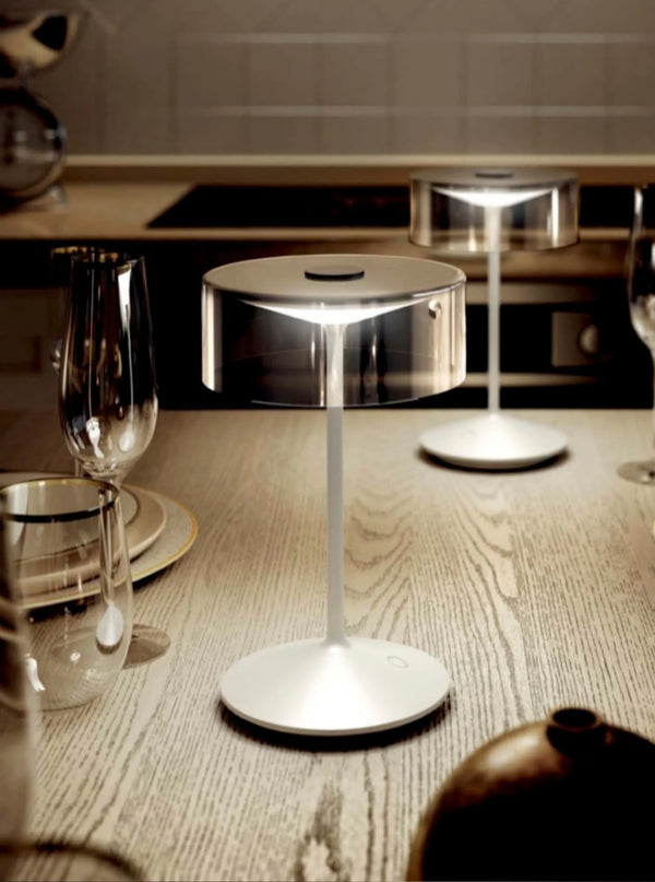 Crystal White/Smoke Glass