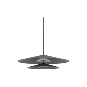 Cruz Double Pendant Gray Felt
