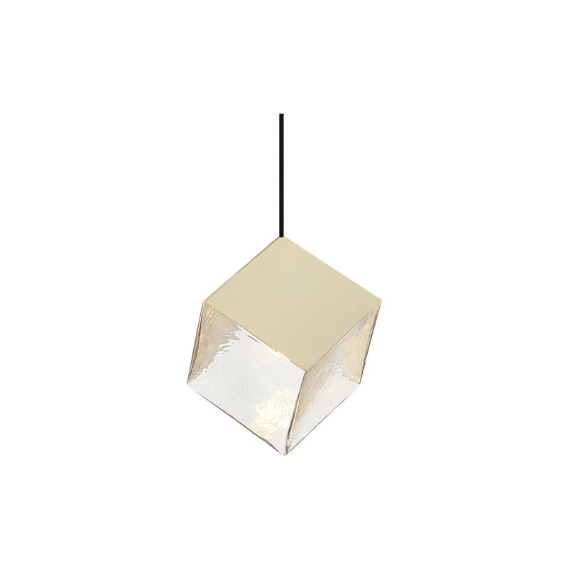 Cube Pendant Gold