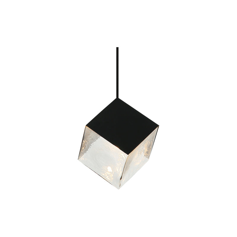 Cube Pendant Black