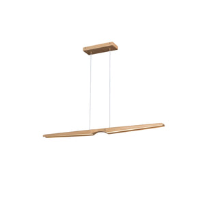 Dakota Linear Pendant Wood