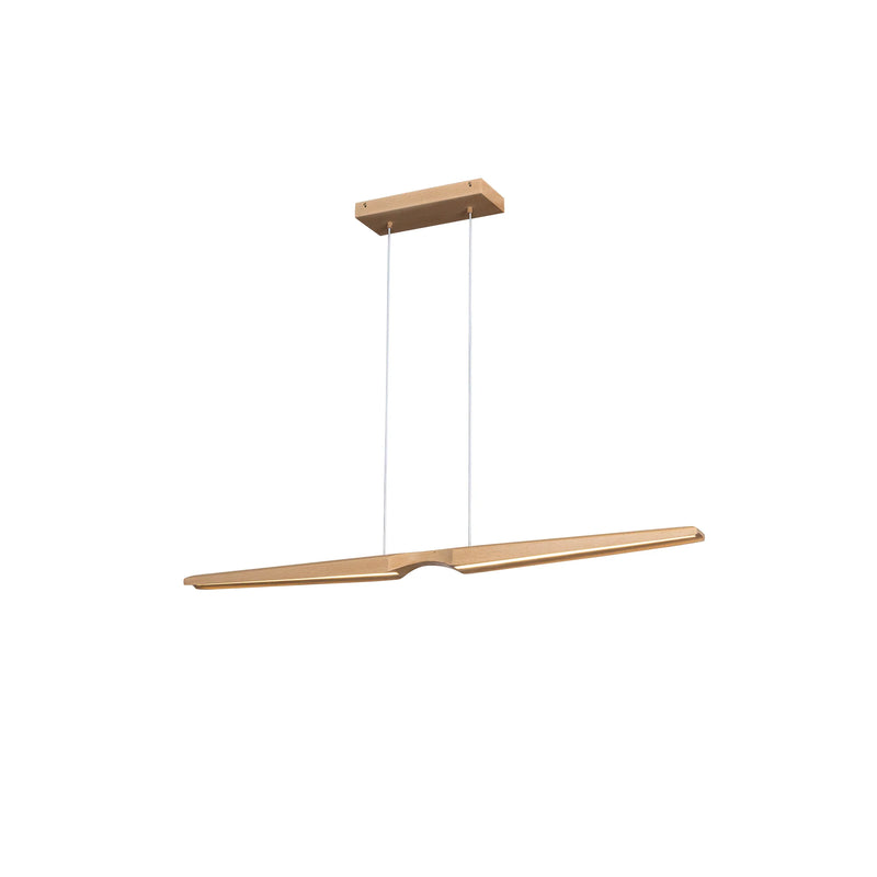 Dakota Linear Pendant Wood