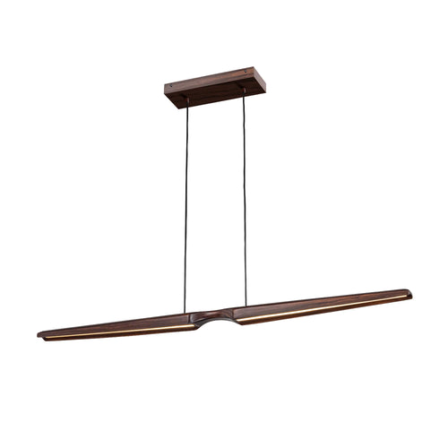 Dakota Linear Pendant Walnut