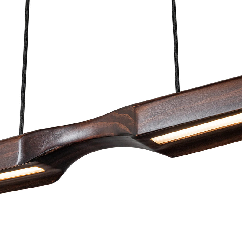 Dakota Linear Pendant Walnut