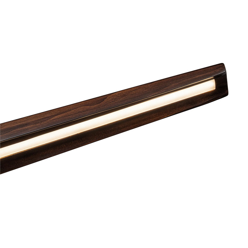 Dakota Linear Pendant Walnut