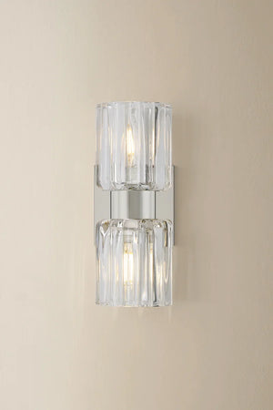 Danae 2 Light Sconce Nickel