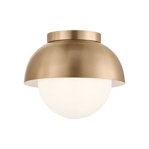 Hyde Medium Flush Mount Brass