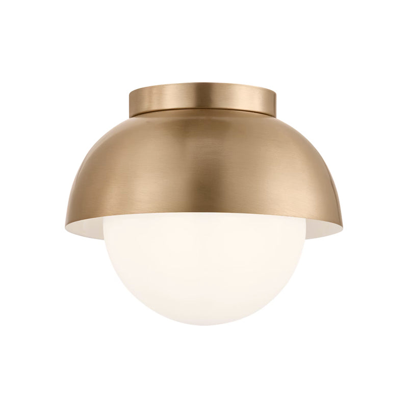 Hyde Medium Flush Mount Brass