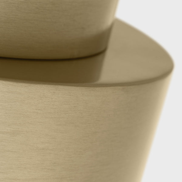 Dartmore Small Flush Mount Brass