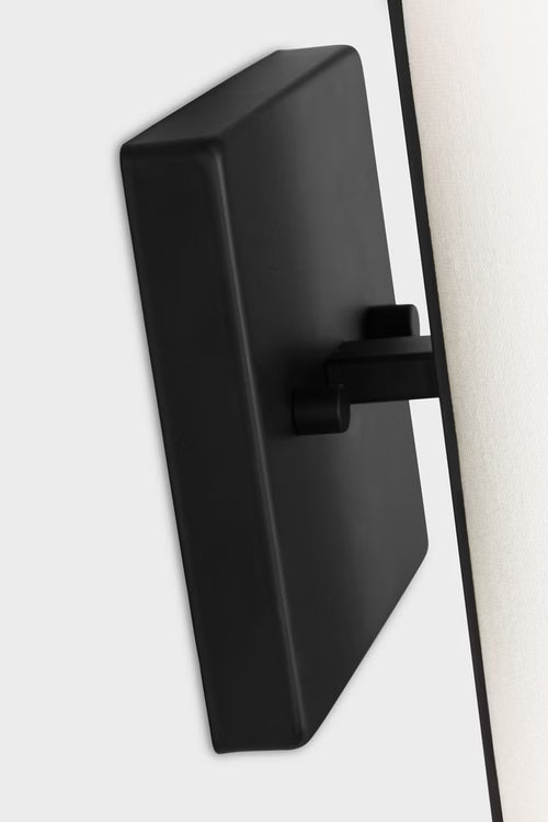 Capalino Medium Sconce Black