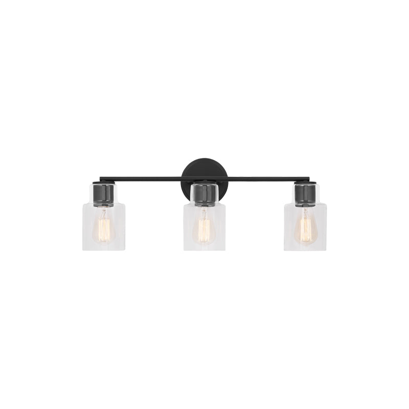 Sayward 3-Light Bath Black