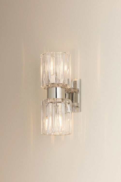 Danae 2 Light Sconce Nickel