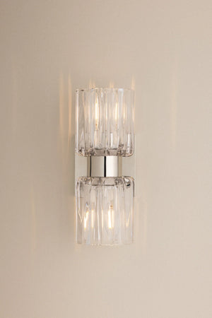 Danae 2 Light Sconce Nickel