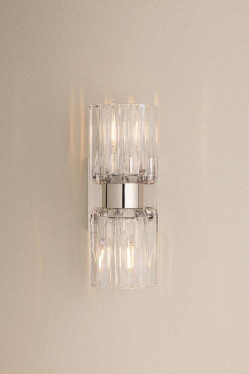 Danae 2 Light Sconce Nickel