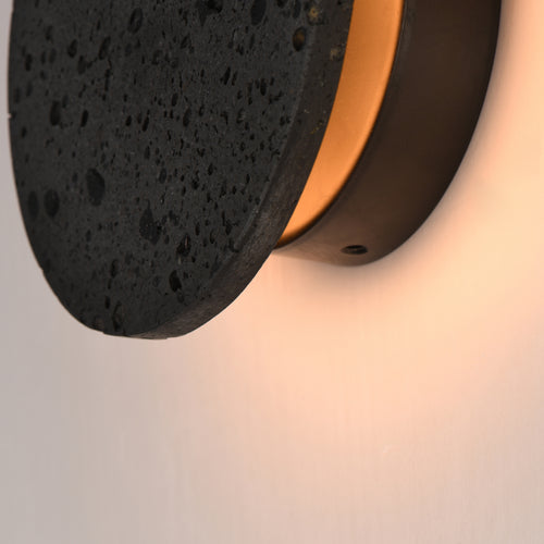 Discus Outdoor Wall Sconce Lava S
