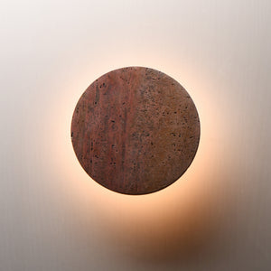 Discus Outdoor Wall Sconce Rosso M