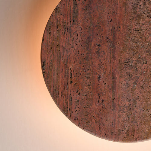 Discus Outdoor Wall Sconce Rosso M