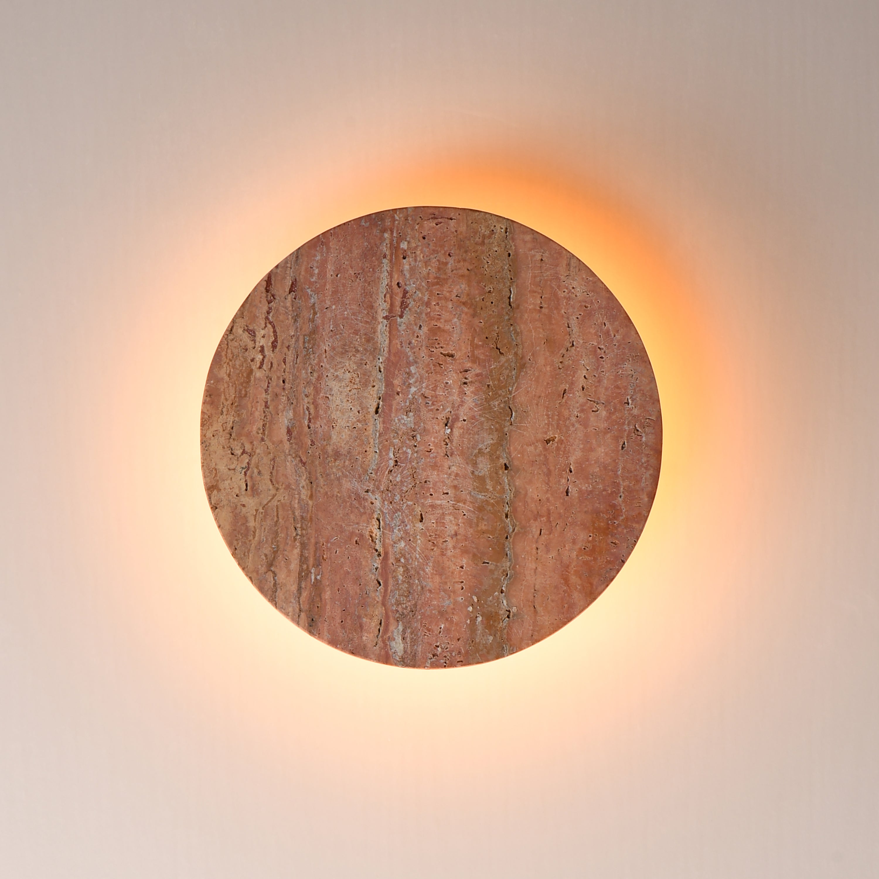 Discus Outdoor Wall Sconce Rosso L