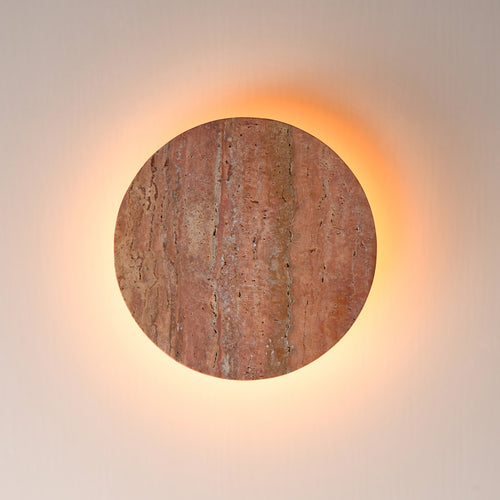 Discus Outdoor Wall Sconce Rosso L